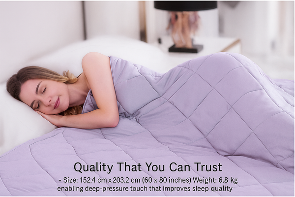 Clearance: Weighted Blanket 7kg – Aromatherapy Lavender Infused. Limited stock.