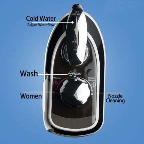 Clearance: Premium Toilet Bidet Attachment – Dual Nozzles (Rear &amp; Feminine Wash), Self-Cleaning, Adjustable Water Pressure, Easy DIY Installation, Cold Water Spray