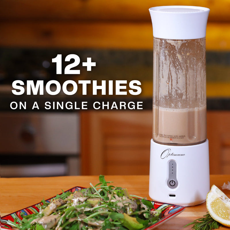 Clearance: Optimum Nutriforce Mini 500ml – blend smoothies anywhere with this compact, powerful blender.