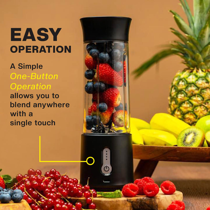 Clearance: Optimum Nutriforce Mini 500ml – blend smoothies anywhere with this compact, powerful blender.