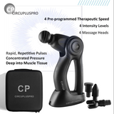 Clearance: CircuPlus Pro Massage Gun with Brushless High-Torque Motor, increase reliability & reduce noise