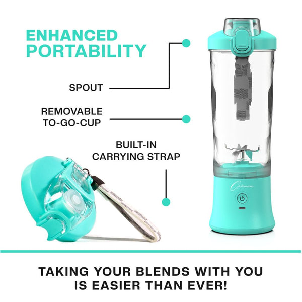 optimum nutriforce mini portable blender portability 